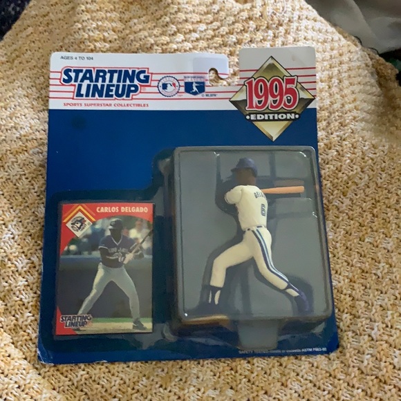 Carlos Delgado Toronto Blue Jays 1995 Starting Lineup MLB Figure NIB Baseball - Picture 1 of 3